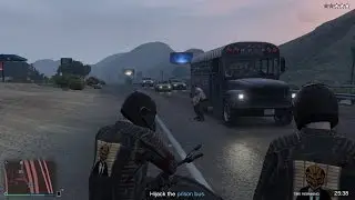 Ep68 MC Boardroom Jailbreak Bikers Mission Fun! - Let's Play GTA 5 Online PC 1080p HD
