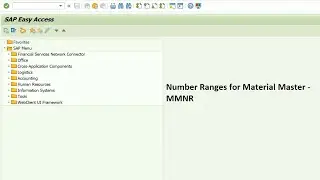 How to create number range for material in SAP MM
