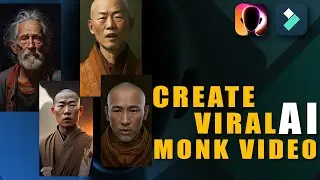 How to Make a Viral Monk Video in Filmora and Virbo | Viral Monk Video 