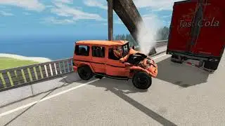 Imitation of Cars Running Under The Truck BeamNG.Drive