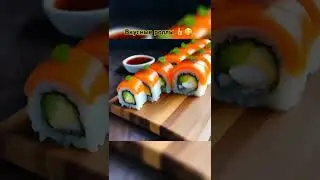 Быстрый ужин это роллы Филадельфия 😋👍👍 #ужин #food #нейросеть #shorts