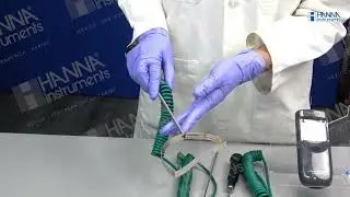 Desempaquetado del termómetro de termopar tipo K HI935003
