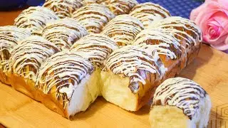 НАШИ ЛЮБИМЫЕ БУЛОЧКИ к ЧАЮ! Тесто БЕЗ яиц, Булочки в шоколаде