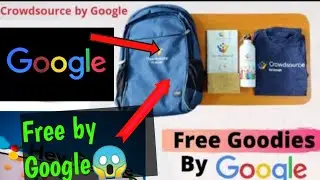 Google Offers Free T-Shirt,Bag,Bottle | Google CrowdSource Rewards | First Time For INDIANS...
