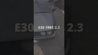 BMW E30 1985 c мотором M20 2.3л и МКПП в редком для своих лет состоянии 