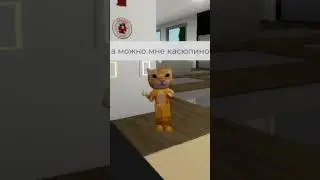 У меня появился котик #roblox #роблокс #брукхевен #брукхейвен #brookhaven #игры #игра #котики #кот