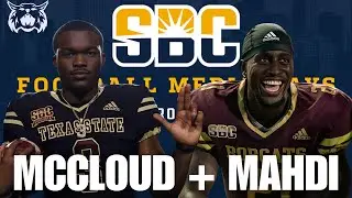 Jordan McCloud and Ismail Mahdi Interviewed at Sun Belt Media Days | Texas State Football