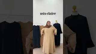 Mis Claire Plus Size Jazlyn DEMURE Bell Sleeve Jubah