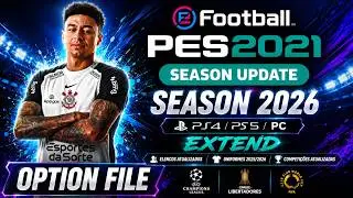 PES2021 - OPTION FILE  V3 Season 2026 EXTEND | PS4/PS5/PC