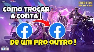 COMO DESLOGAR A CONTA DO FREEFIRE DO FACEBOOK E LOGAR EM OUTRA ! COMO DESVINCULAR A CONTA DO FACEBOK