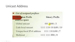 IPv6 lecture two