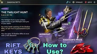 The Twilight Hunt | RiFT KEYS INSANE REWARDS | How to Use? - Shadow Fight Arena