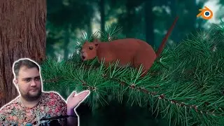 Собираем сосну в Blender. Geometry Nodes.  #9