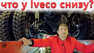 Ивеко траккер 6х6 - показываем комплектацию. Загнали грузовик на смотровую яму.