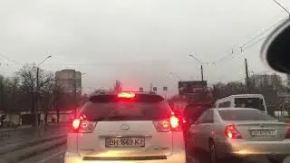 Движение в дождливую погоду. Renault Grand Scenic 3