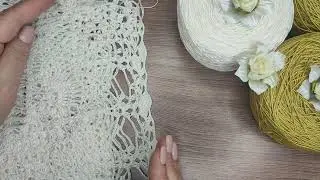 Вяжу скатерть //Ловите лайфхак...