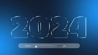 Glass Text Effect in Adobe Photoshop | Beginners tutorial