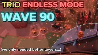 (TDX) TRIO ENDLESS MODE WAVE 90 | ROBLOX