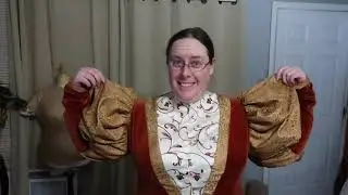 Pumpkin Velvet 1890s Dress || CosTube Stash Swap