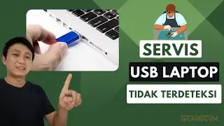 How to repair a laptop with damage can not detect a USB flash drive