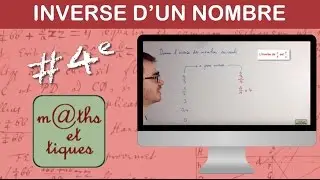 Determine the inverse of a number - Fourth grade