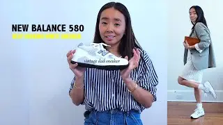 Women New Balance 580 sneaker review and styling