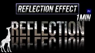 How To Make An Awesome Reflection Effect In Adobe Premiere Pro 