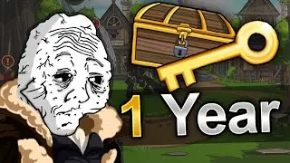 AQW - Result of 1 year worth Treasure Chests