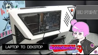 Laptop To Desktop 3D Printed Case