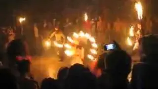 Hostel!Halloween 2010 10 30Fire Show