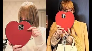 팔목 나갈 거 같은 '초대형 폰케이스' 들고 다니는 스타 (+상상이상)