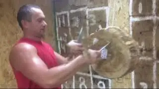 Безоборотное метание ножей в движущуюся мишень