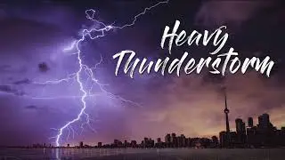 Heavy ThunderStorm - With Rain (BEST AUDIO) Relaxing for Sleep