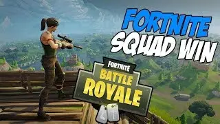 FORTNITE GETTING A SQUAD WIN!!!!!!