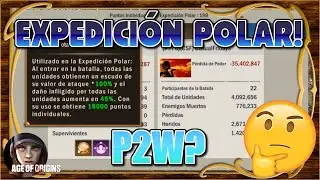 ❄️ Expedición Polar P2W! CC41 comprando todos los potenciadores! - Age of Origins ES