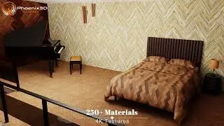 P3D: Indoor Design 4 (Parquet and Wood Textures)