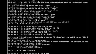 Solucionar problema Failed To Build Cache File