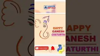 Ganesh Chaturthi Status by Python Turtle Graphics | Ganesh ji drawing status in Python Turtle