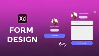 Contact Form Design In Adobe Xd