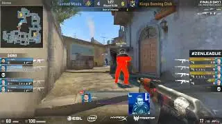 Tainted Minds CSGO Highlight: Ofnu 3k in smoke! ZEN League.