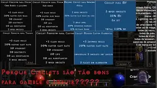 Diablo 2 Ressurrected: D2R - Porque Circlets são tão bons e devem ser a base de imbuir e gamble???