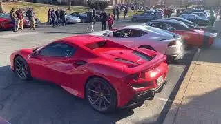 Cars & Coffee at Katie’s Coffee in Great Falls, VA. Cold but hot cars!