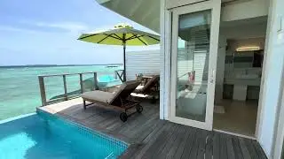 Ocean Villa With Pool & Slide Room Tour @ Siyam World Resort Maldives