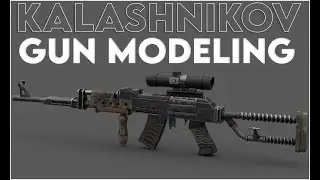 HOW TO MODEL A GUN IN MAYA | MAYA 2022