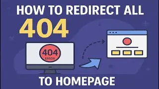 How to Redirect all 404 to Homepage | wordpress tutorial for beginners