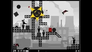 Ricochet Kills 4 Levels  1 -25 - smash  black ragdolls