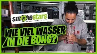 Wie viel Wasser kommt in die Bong?
