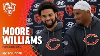 Williams, Moore talk offensive development, playing in London | Chicago Bears