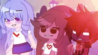 {Friday Night Funkin’}🖤Sky, Ayana and Agoti spying on Girlfriend💙//Gacha club// Fnf