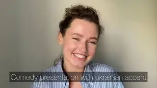 Valentyna Voitenko. Presentation with natural and ukrainian accents